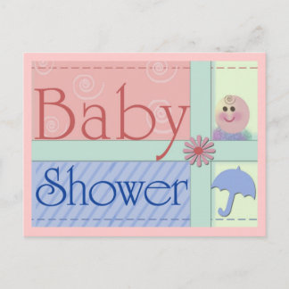 De Invitación Postal Baby Shower