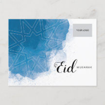 Postal corporativa Eid - Azul
