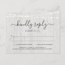 De Invitación Postal RSVP | Invierno ruso