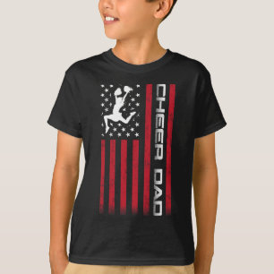 De Julio Bandera De Ee.Uu. Cheque Papá Camisa Por 