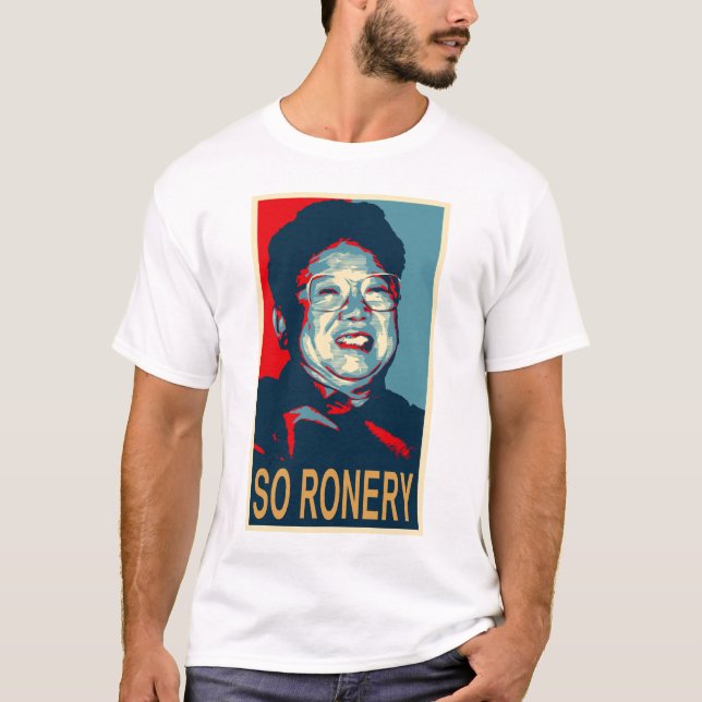 De Kim Jong-il camisa tan Ronery (Anverso)