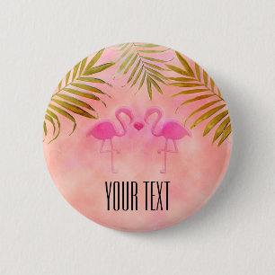 De la acuarela rosada de dos botón tropical del