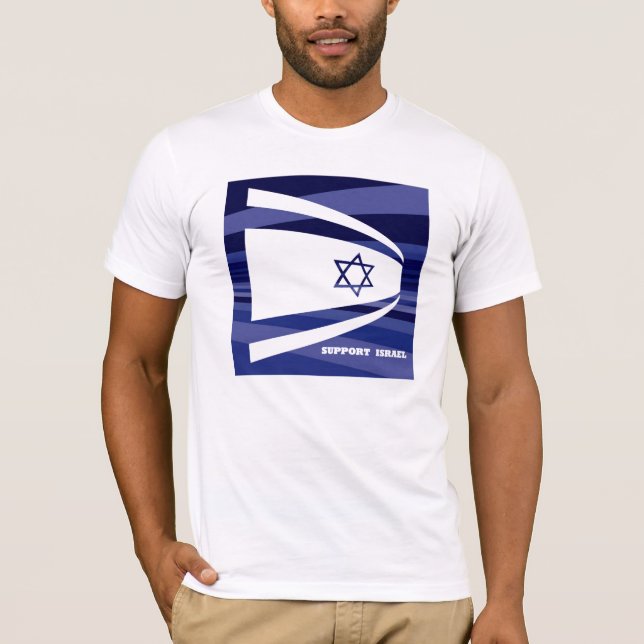 De la ayuda favorable Israel camisa de Israel (Anverso)