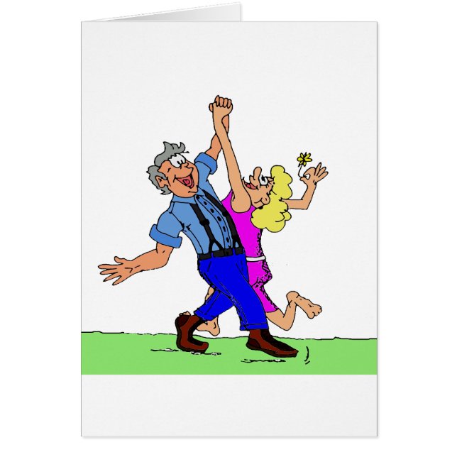 De la azada bailarines cuadrados abajo (Frente)