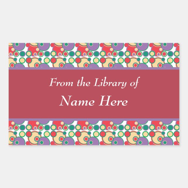 De la Biblioteca de Pegatinas de Arte Resumen (Anverso)