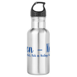 De la botella de agua de estas raíces