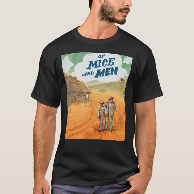 De La Camiseta Clásica Poster De Ratones Y Hombres (Anverso)