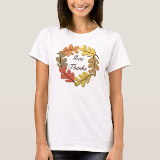 Dé la camiseta de las gracias