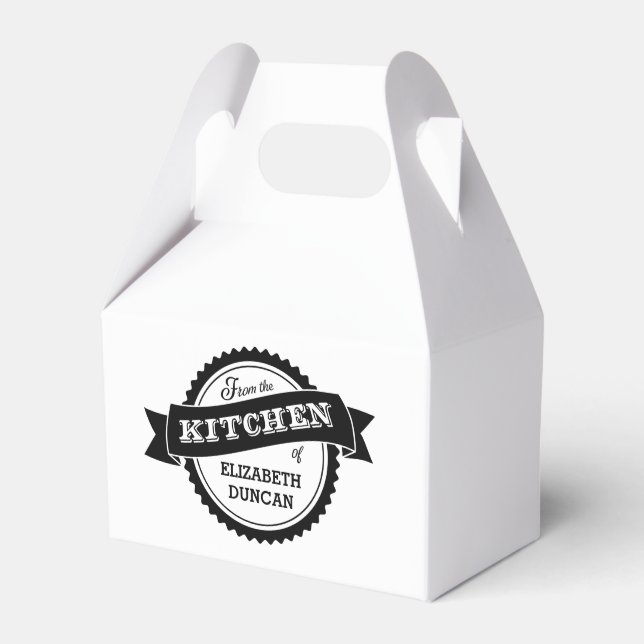 De La Cocina De La Caja De Favor Personalizada (Front Side)
