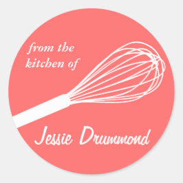 "De la cocina de" pegatinas