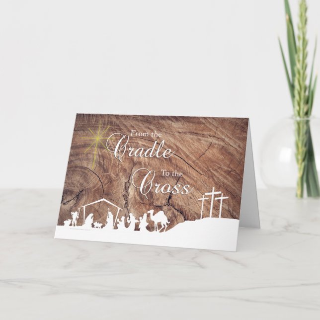 De la cuna a la tarjeta de Navidades cruzados (Anverso)