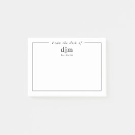 De La Escritorio De Simples Notas De Negocios Mini