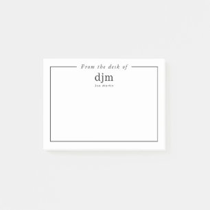 De La Escritorio De Simples Notas De Negocios Mini