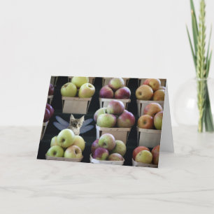 De la fantasía del gatito tarjeta de felicitación