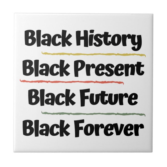 De la historia… del negro teja decorativa negra (Frente)