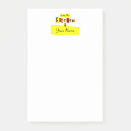 De la Kitchen of Retro Personalizado Post nota