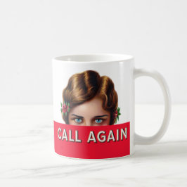 De la llamada taza de café de la etiqueta de la