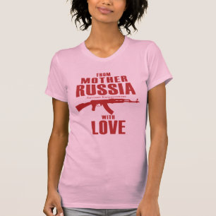 De la madre Rusia con la camisa del amor AK