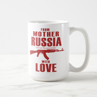 De la madre Rusia con la taza del amor AK