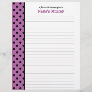 De la página de la receta de Nana Polka Dot