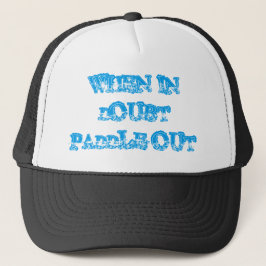 De la paleta gorra 2 del camionero hacia fuera