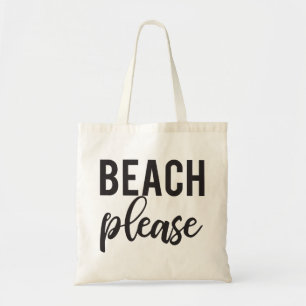 De la playa la bolsa de asas moderna del estilo