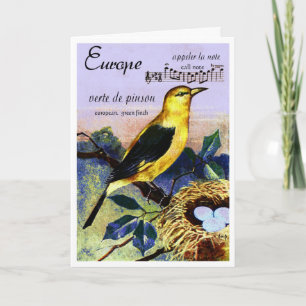DE LA "SALUDO VERDE FRANCÉS POSTAL DE IMAGEN" DEL