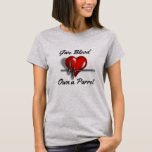 Dé la sangre, poseer una camiseta del loro