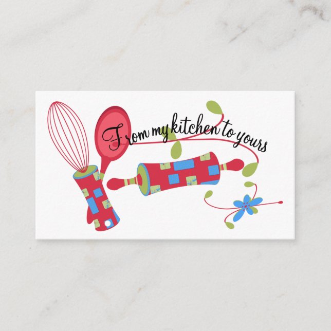 De la tarjeta de cierre de cocina - SRF (Anverso)