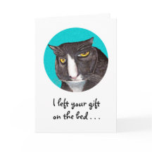 De la tarjeta de cumpleaños del gato