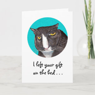 De la tarjeta de cumpleaños del gato