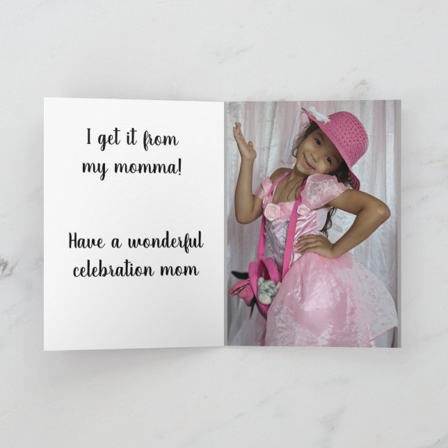 DE la tarjeta de DÍA DE LA MADRE DAUGHTER (Interior)