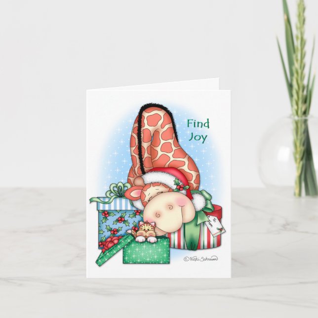 De la "tarjeta de Navidad alegría del hallazgo" de (Anverso)