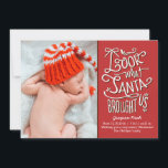 De la tarjeta de Navidades del anuncio de nacimien<br><div class="desc">Celebre la temporada con esta moderna y elegante tarjeta de vacaciones de Berry Berry Sweet. Visite WWW.BERRYBERRYSWEET.COM para conocer más de nuestras elegantes colecciones de vacaciones.</div>