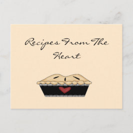 De la tarjeta de recetas Heart Pie