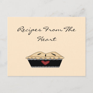 De la tarjeta de recetas Heart Pie