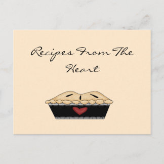 De la tarjeta de recetas Heart Pie