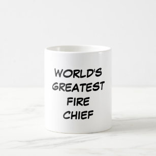 De la taza del "mundo el jefe de bomberos más