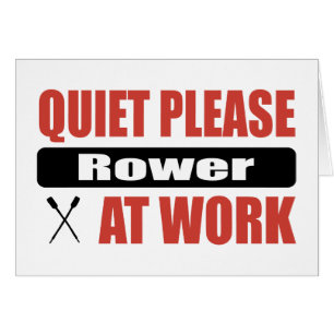 De la tranquilidad Rower por favor en el trabajo