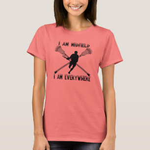 De LaCrosse del medio campo camiseta por todas