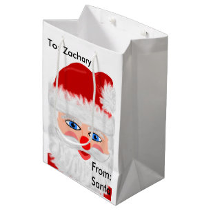 De las bolsas de regalo de los Navidades de Santa