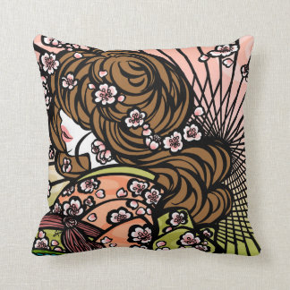 De las flores de cerezo de SajuArtZen almohada de