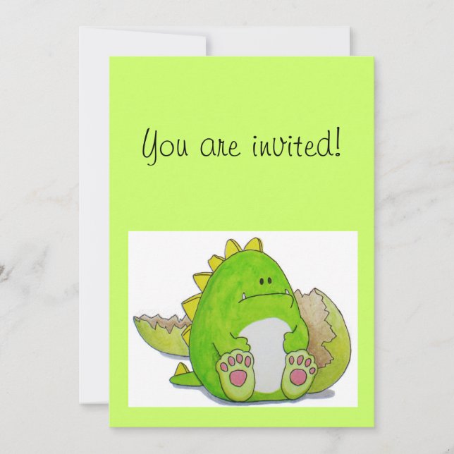 De las patas tarjeta de la invitación de "Paul" (Anverso)