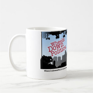 De las ruedas taza de café de la política abajo