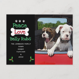 De las tarjetas de los Navidades de perro