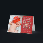 De las tarjetas navideñas Santa Baby<br><div class="desc">Diseño © Berry Berry Sweet.  Visite nuestra sala de exposición de diseño en WWW.BERRYBERRYSWEET.COM</div>