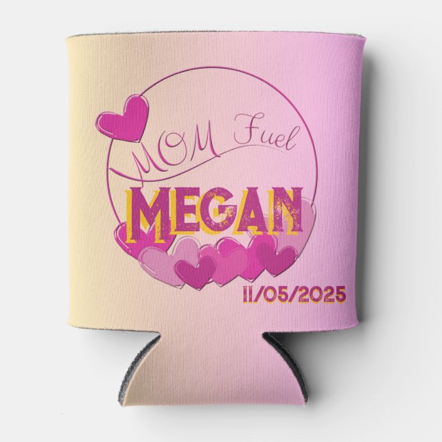 De Latas Enfriador 'Mom Fuel' editable (Anverso)