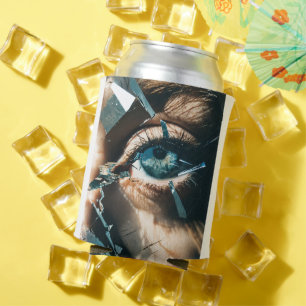 De Latas Mujer hermosa Ojo Búho Enfriador