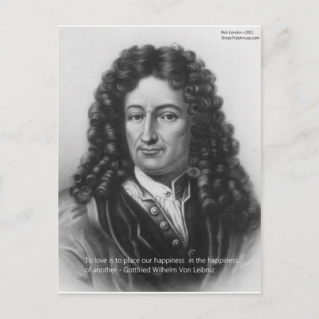 De Leibniz Felicidad De Otro Regalos & Tarjetas (Anverso)