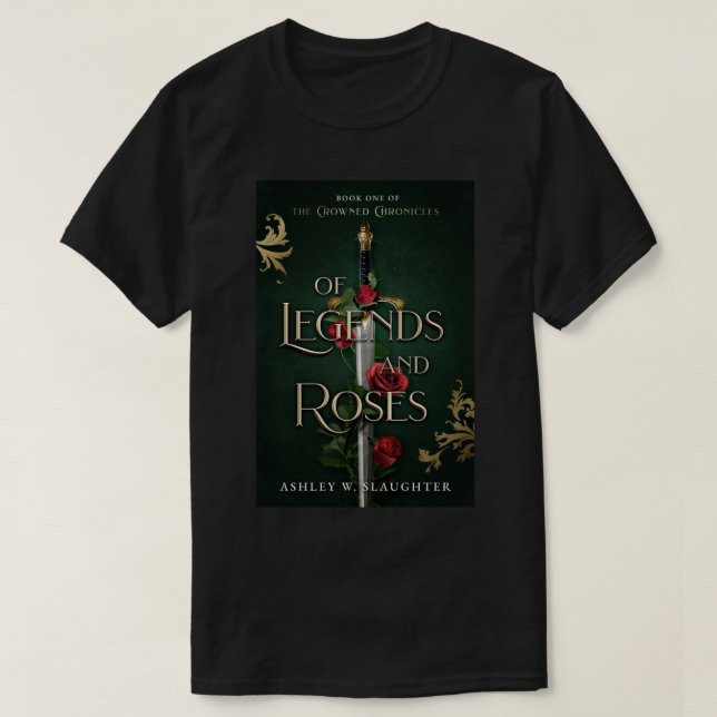 De leyendas y Rosas Camiseta Unisex (Diseño del anverso)